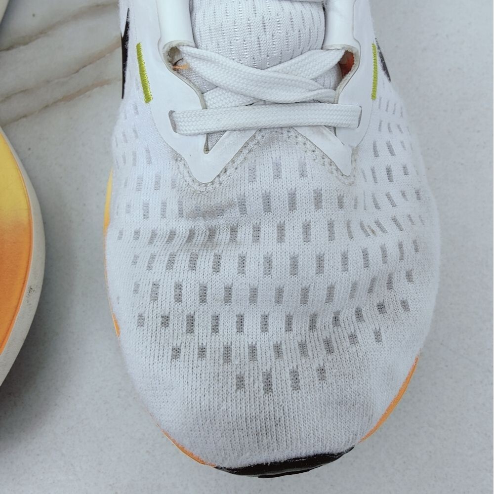 Nike Women's Zoom Winflo 10 White Citron Pulse Running Shoes Sneakers, Sz 7.5 - Picture 14 of 16